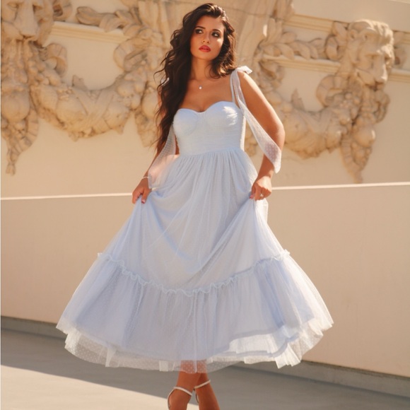 Baby Blue Gown - Picture 3 of 8